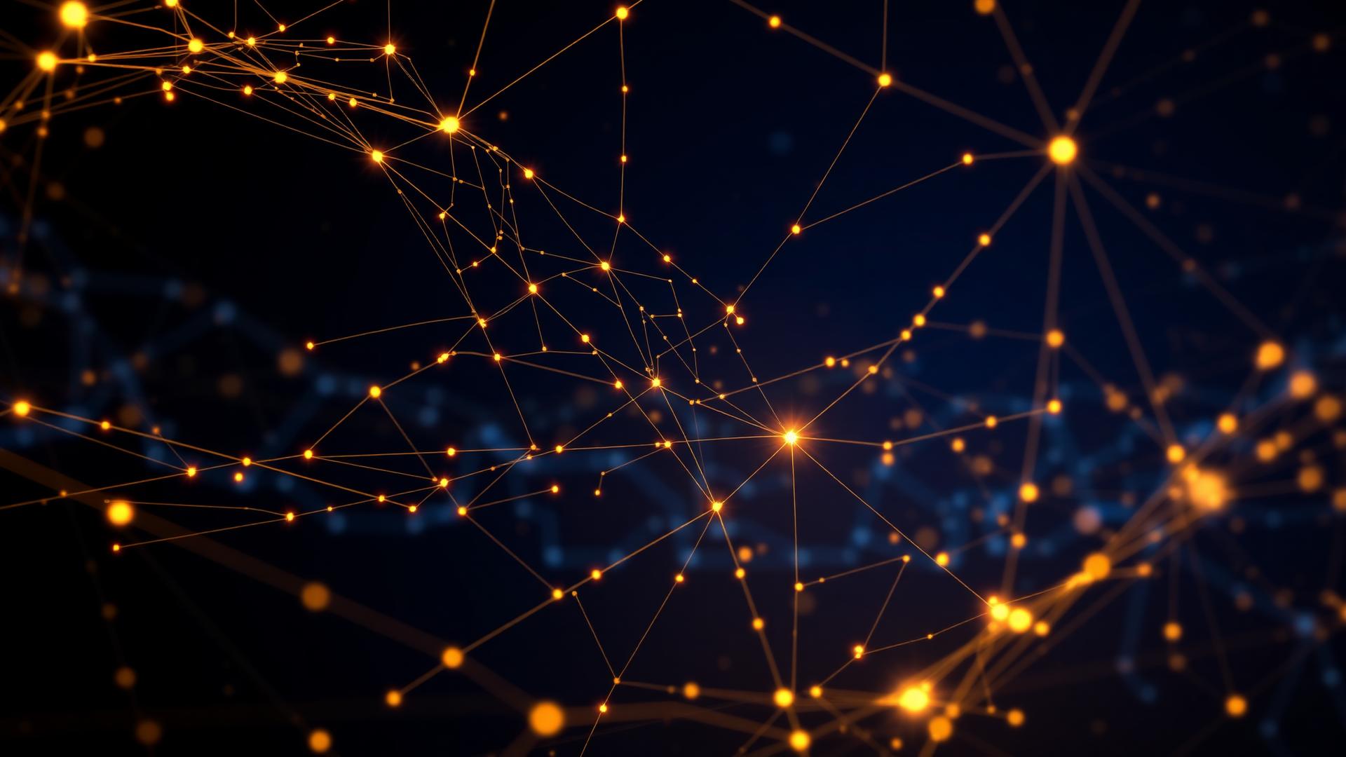 Abstract neural network visualization representing enterprise AI intelligence